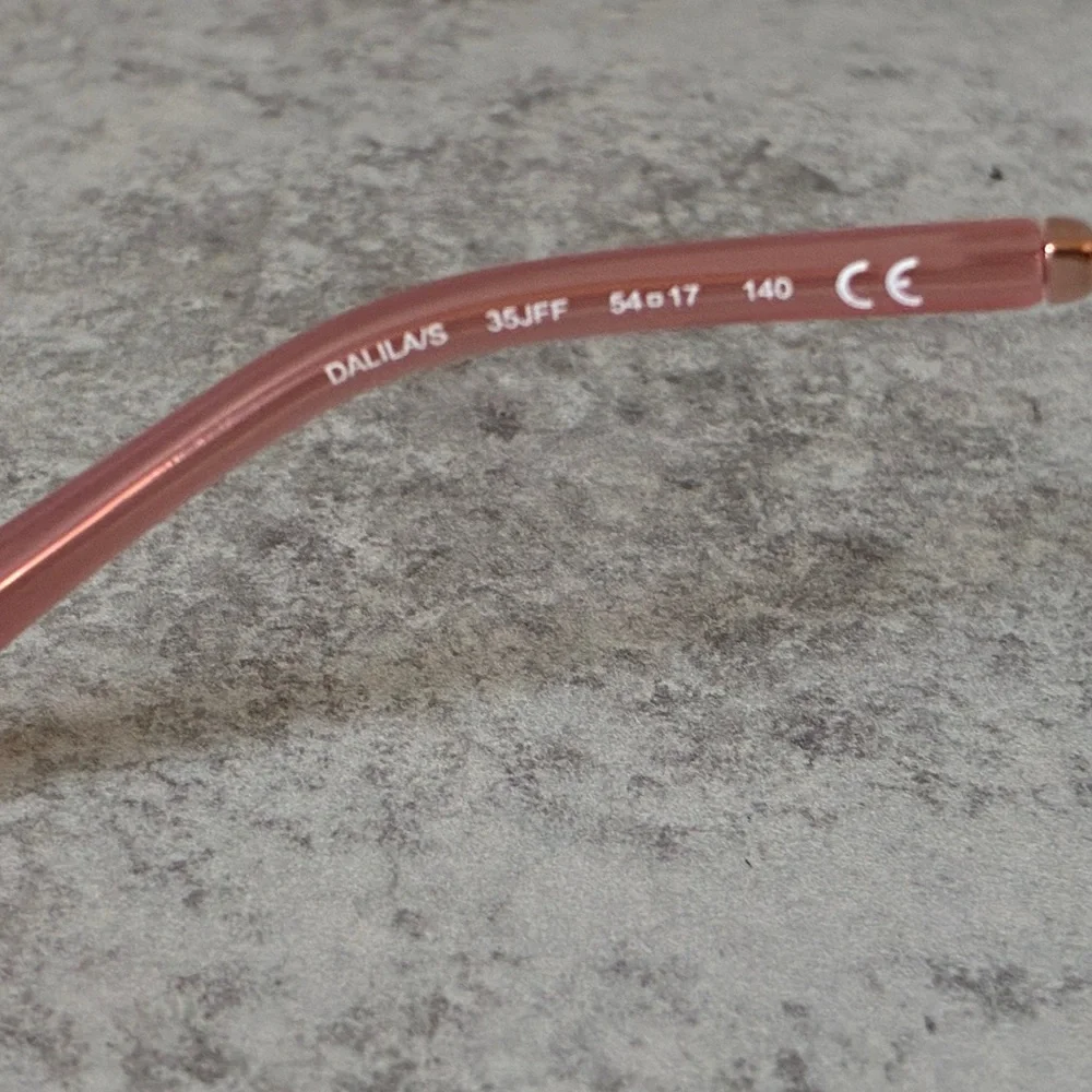 Kate Spade Daliann/S 3J5FF Pink Cat Eye Sunglasses 54□17 Rose Gold